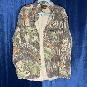 Camouflage Button-Up Jacket